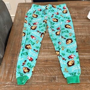 Women’s small Elf Themed Pajama Joggers